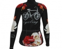 Dámský cyklistický dres s dlouhým