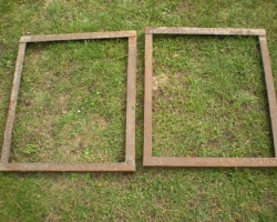 Rámeček z Fe úhelníků