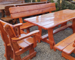 Set zahradního nábytku z masivu