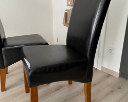 Jídelní židle Bakkely hnědá, 2ks