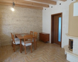 Sestava 6x židle masiv+jídelní stůl dýha