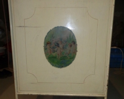 Železná postýlka s andělíčky